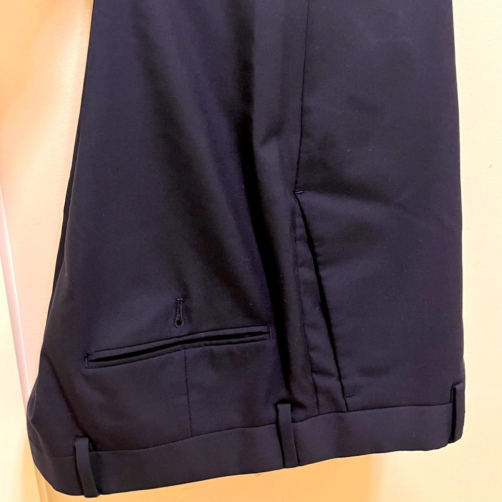 J.Crew Slim Wool Navy Dress Pants